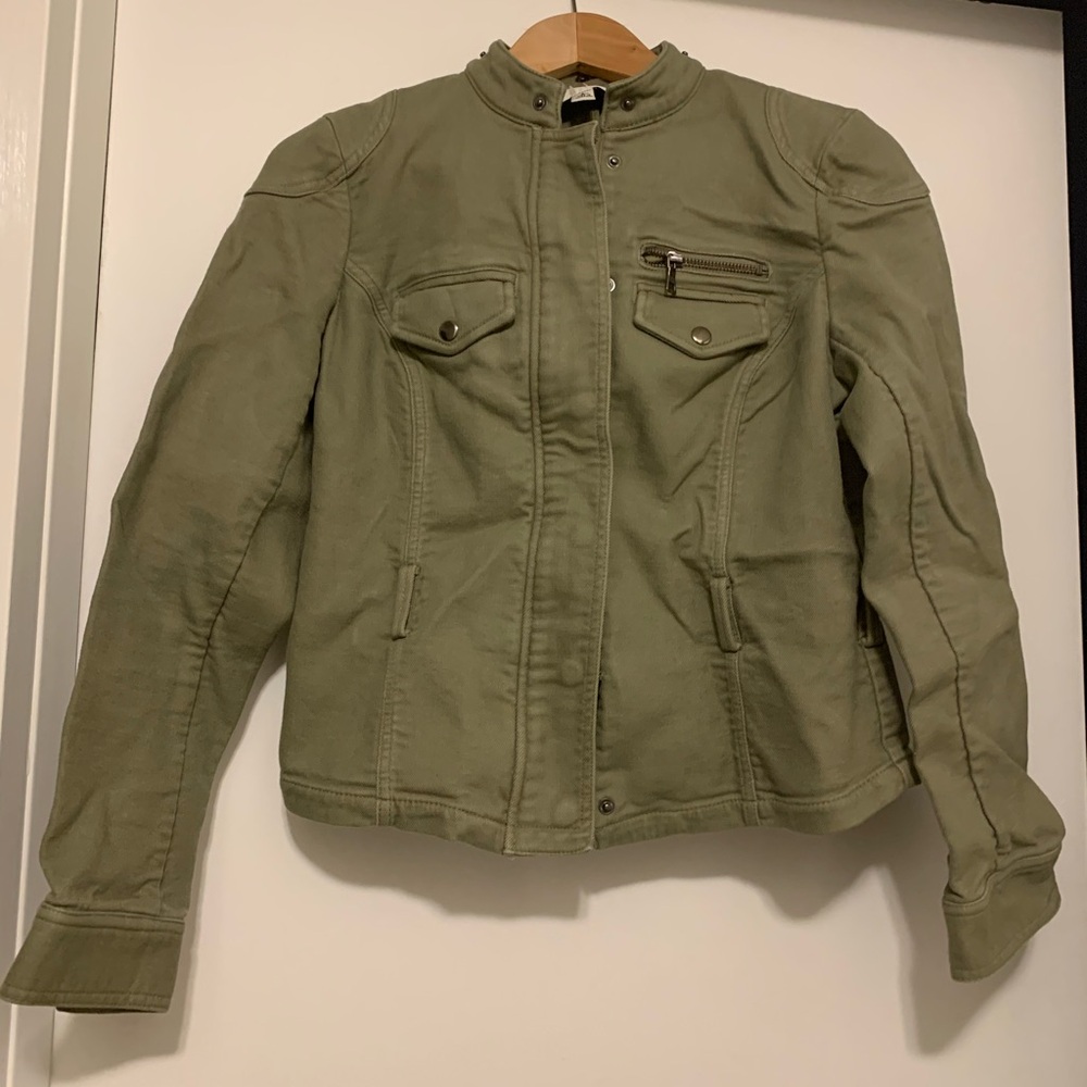Banana Republic cotton moto style jacket